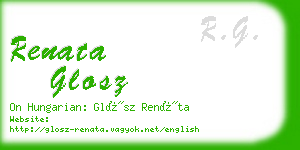 renata glosz business card